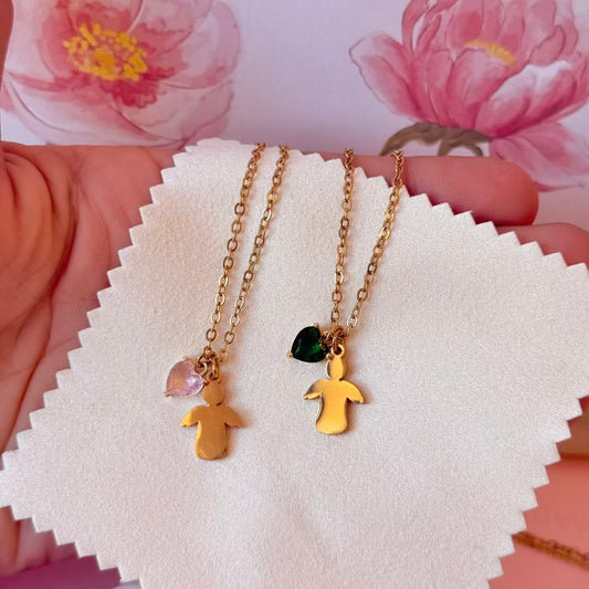 Cadena de angelito dorada