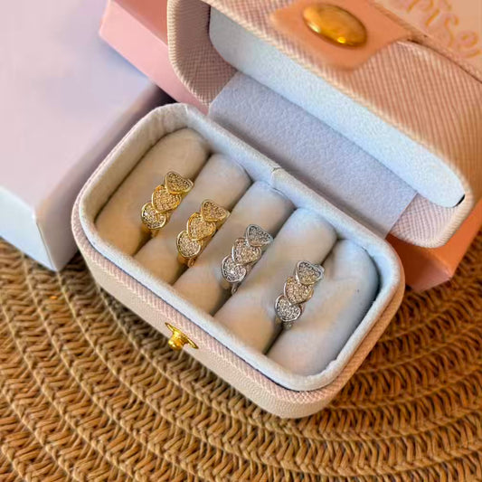 Argollas trio de amor