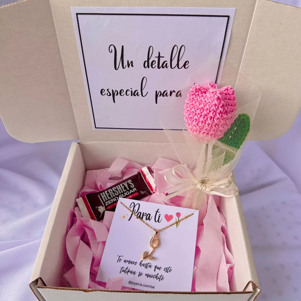 Caja de regalo Tulipan