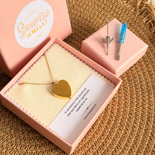 Cadena para cenizas (corazón)