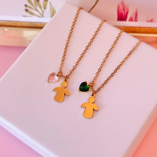 Cadena de angelito dorada