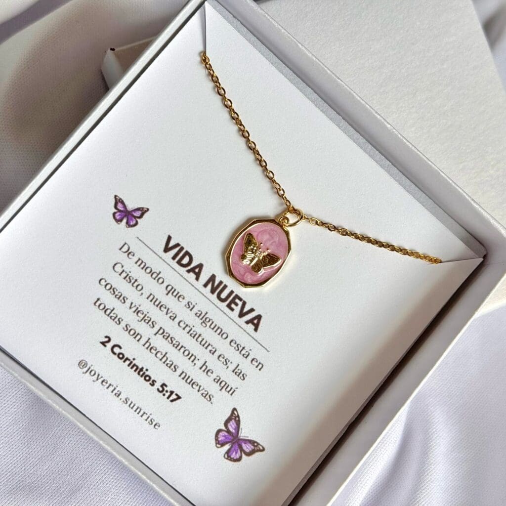 Cadena vida nueva mariposa