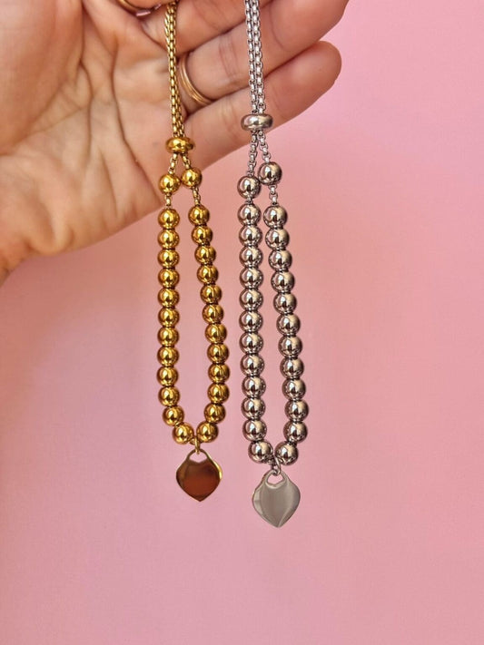 Pulsera de esferas (grabados)