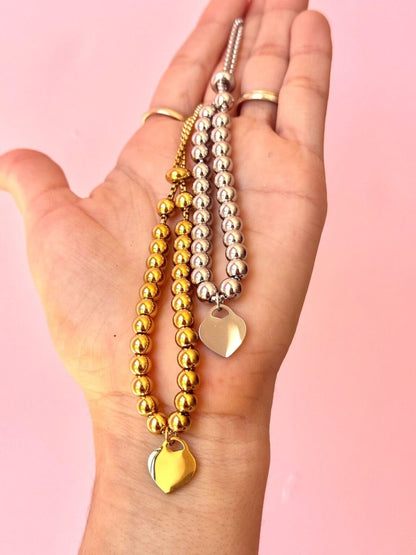 Pulsera de esferas (grabados)