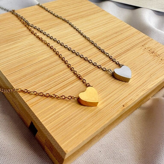 Cadena corazón minimalista