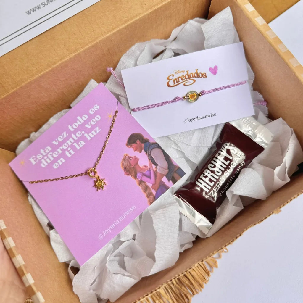 Caja de regalo de Rapunzel