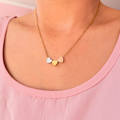 Collar triple amor