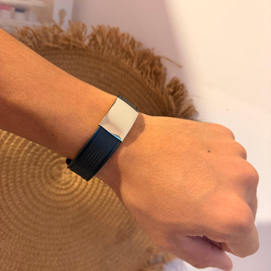 Pulsera gruesa para grabado