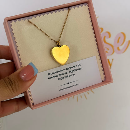Cadena para cenizas (corazón)