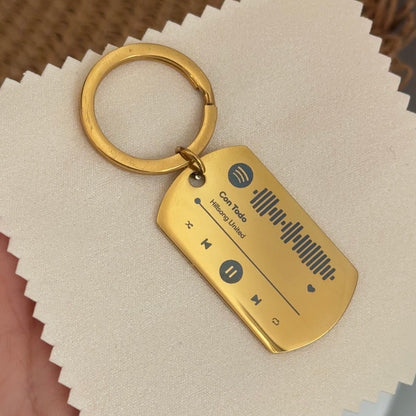 Llavero canción Spotify