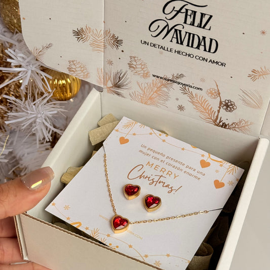 Set corazones rojo❤️