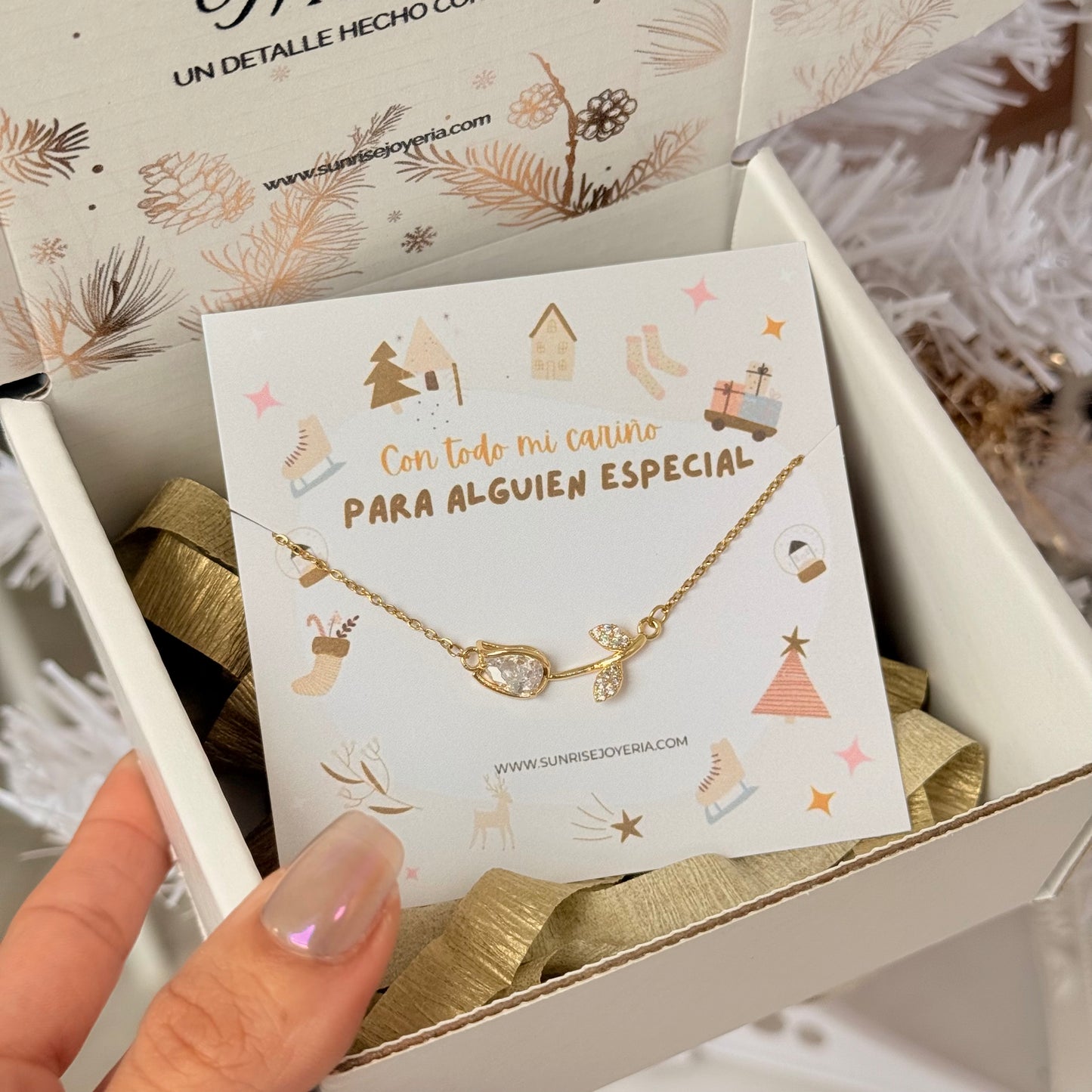 Cadena Tulipan navideño