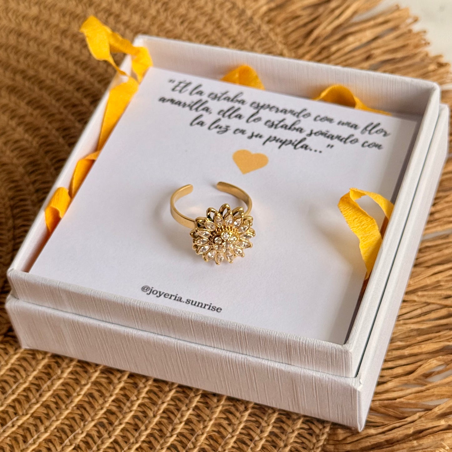 Anillos (girasol/tulipan)