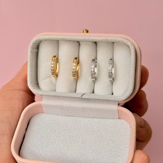 Argollas minimalistas