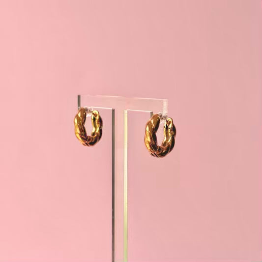 Argollas pequeñas caracol