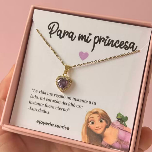 Cadena Rapunzel (corazón)