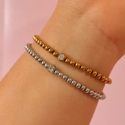 Pulseras de balines de acero