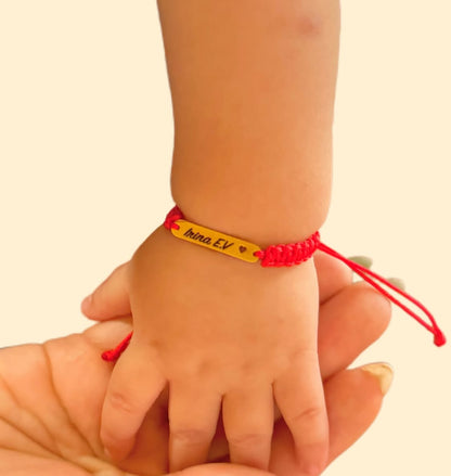 Pulsera roja bebé