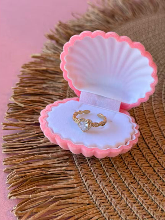 Anillo promesa corazon