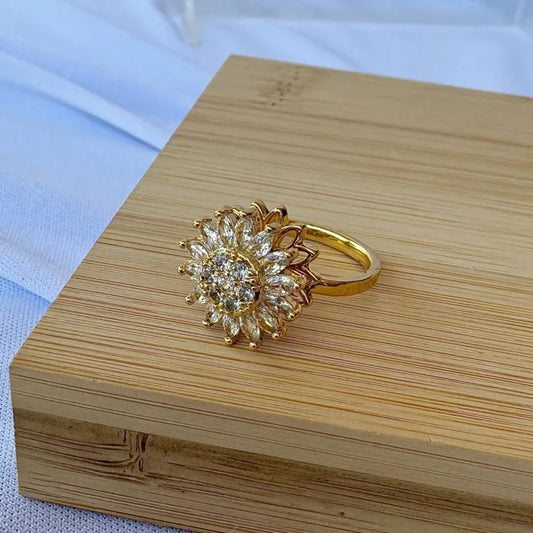 Anillo rotatorio de girasol