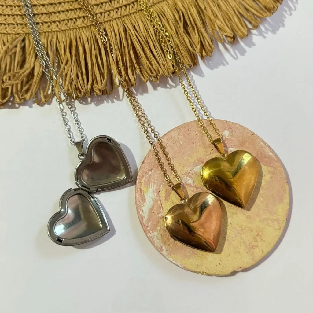 Relicarios de corazón