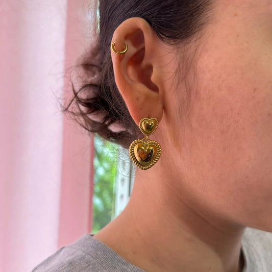 Aretes de corazón