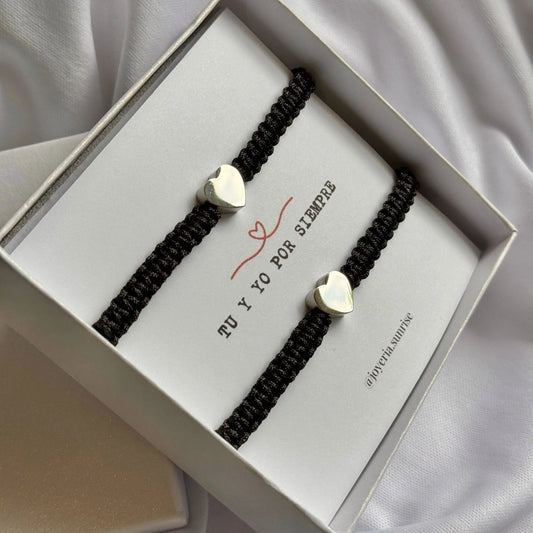 Pulseras tejidass inicial