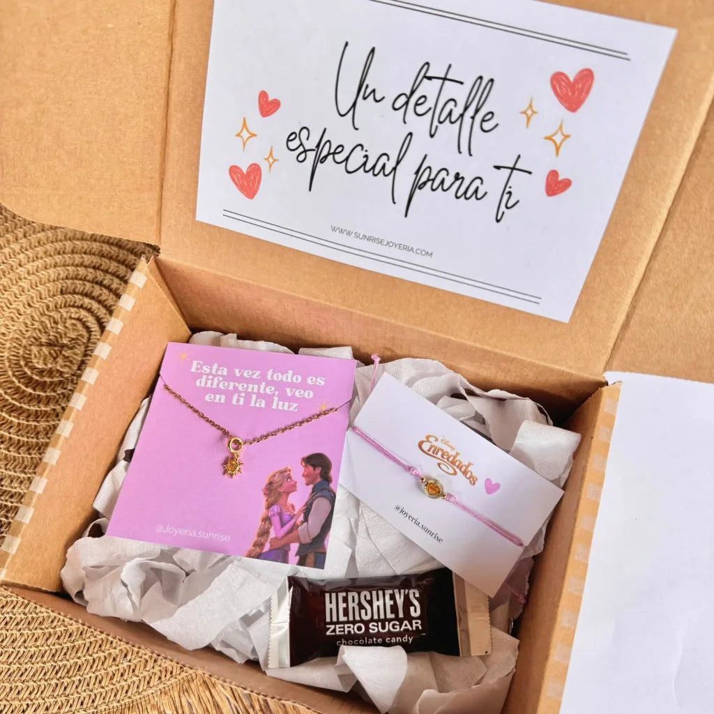 Caja de regalo de Rapunzel