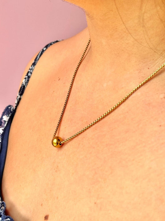 Set de esfera dorado