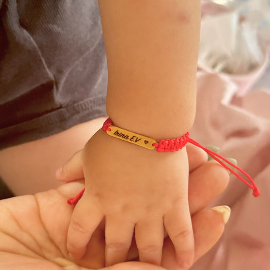 Pulsera roja bebés/niños