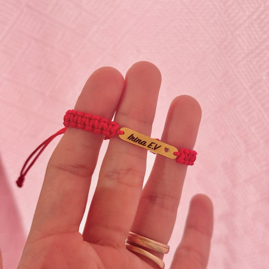 Pulsera roja bebés/niños