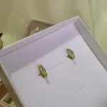 Mini argollas con zirconias - Imagen 3