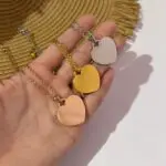 Collar corazon Acero - Imagen 5