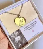 Collar corazon Acero - Imagen 2