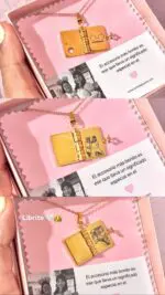 Cadena de libro para grabar (dorado) - Imagen 6