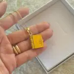 Cadena de libro para grabar (dorado) - Imagen 4