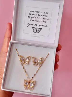 Set mariposa para mamá