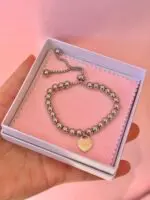Pulsera esferas grabado - Imagen 3