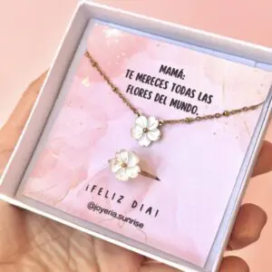 Set flor para mamá