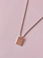 Collar largo cuadrado - Imagen 2